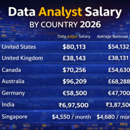 Data analyst salary comparison by country