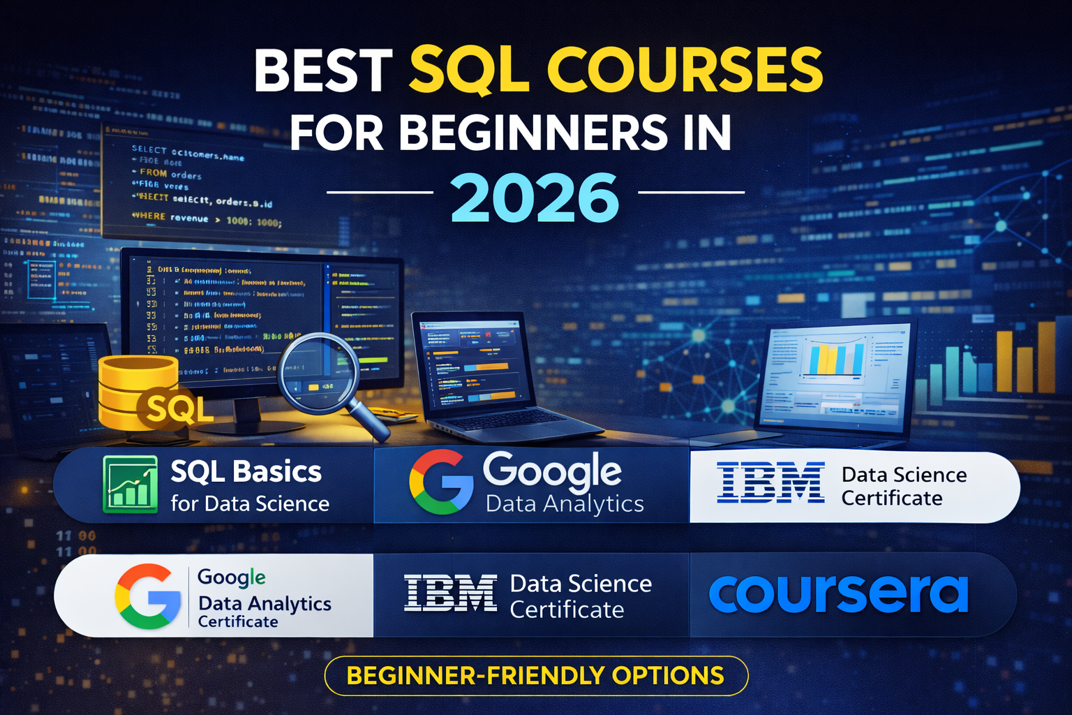 best sql courses for beginners